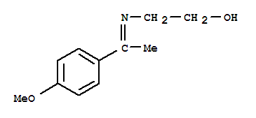 Ethanol, 2-[[1-(4-methoxyphenyl)ethylidene]amino]-(9ci) Structure,759418-47-8Structure