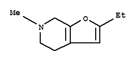 (9ci)-2-乙基-4,5,6,7-四氢-6-甲基-呋喃并[2,3-c]吡啶结构式_759422-67-8结构式