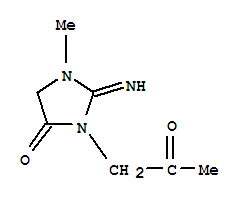 4-Imidazolidinone,2-imino-1-methyl-3-(2-oxopropyl)-(9ci) Structure,759430-95-0Structure