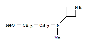 (9ci)-n-(2-甲氧基乙基)-n-甲基-3-氮杂啶胺结构式_759436-38-9结构式