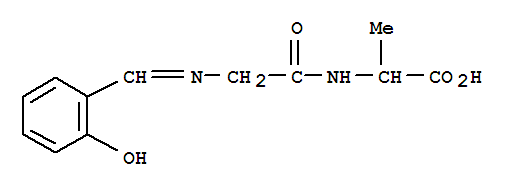 (9ci)-n-[(2-羟基苯基)亚甲基]甘氨酰基-丙氨酸结构式_759444-17-2结构式