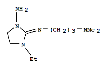 (9ci)-n-(1-氨基-3-乙基-2-咪唑啉)-N,N-二甲基-1,3-丙二胺结构式_759444-28-5结构式