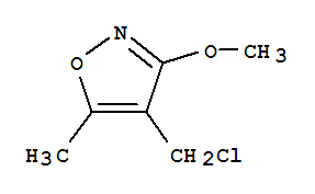 (9ci)-4-(氯甲基)-3-甲氧基-5-甲基-异噁唑结构式_75989-22-9结构式