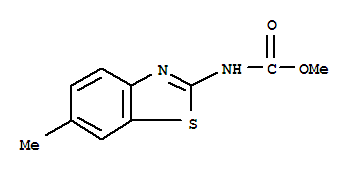 (9ci)-(6-甲基-2-苯并噻唑)-氨基甲酸甲酯结构式_76076-09-0结构式