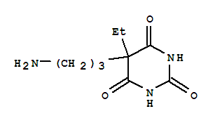 2,4,6(1H,3h,5h)-pyrimidinetrione,5-(3-aminopropyl)-5-ethyl-(9ci) Structure,760912-25-2Structure