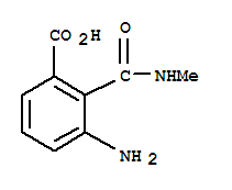 (9ci)-3-氨基-2-[(甲基氨基)羰基]-苯甲酸结构式_761383-07-7结构式