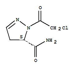 (5s)-(9ci)-1-(氯乙酰基)-4,5-二氢-1H-吡唑-5-羧酰胺结构式_761414-85-1结构式