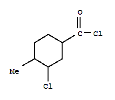 Cyclohexanecarbonyl chloride, 3-chloro-4-methyl-(9ci) Structure,76170-68-8Structure