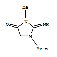 4-Imidazolidinone,2-imino-3-methyl-1-propyl-(9ci) Structure,762213-36-5Structure