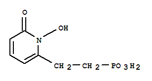 (9ci)-[2-(1,6-二氢-1-羟基-6-氧代-2-吡啶)乙基]-磷酸结构式_762228-49-9结构式