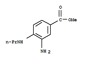 (9ci)-3-氨基-4-(丙基氨基)-苯甲酸甲酯结构式_762295-22-7结构式