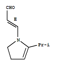 (e)-(9ci)-3-[2,3-二氢-5-(1-甲基乙基)-1H-吡咯-1-基]-,2-丙烯醛结构式_76238-08-9结构式