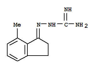 Hydrazinecarboximidamide, 2-(2,3-dihydro-7-methyl-1h-inden-1-ylidene)-(9ci) Structure,763027-02-7Structure