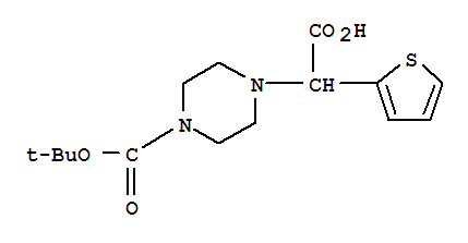 2-(Thiophen-2-yl)-3-(4-boc-piperazin-1-yl)acetic acid Structure,763109-79-1Structure