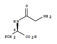 D-alanine, 3-fluoro-n-glycyl-(9ci) Structure,76312-86-2Structure