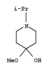 (9ci)-4-甲氧基-1-(1-甲基乙基)-4-羟基哌啶结构式_76360-19-5结构式