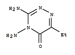 1,2,4-Triazin-5(4h)-one, 3,4-diamino-6-ethyl-(9ci) Structure,763908-37-8Structure