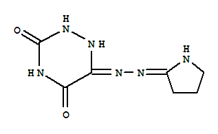 1,2,4-Triazine-3,5,6(4h)-trione, dihydro-, 6-[(3,4-dihydro-2h-pyrrol-5-yl)hydrazone] (9ci) Structure,763922-18-5Structure