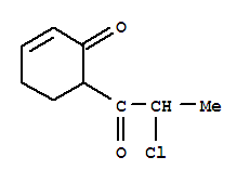 2-Cyclohexen-1-one, 6-(2-chloro-1-oxopropyl)-(9ci) Structure,76430-36-9Structure