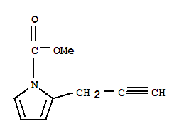 (9ci)-2-(2-丙炔)-1H-吡咯-1-羧酸甲酯结构式_764655-36-9结构式