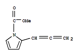 (9ci)-2-(1,2-丙二烯)-1H-吡咯-1-羧酸甲酯结构式_764655-38-1结构式