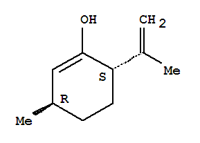 (3r,6s)-rel-(9ci)-3-甲基-6-(1-甲基乙烯)-1-环己烯-1-醇结构式_764666-63-9结构式