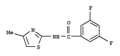 Benzamide, 3,5-difluoro-n-(4-methyl-2-thiazolyl)-(9ci) Structure,764692-53-7Structure