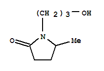 (9ci)-1-(3-羟基丙基)-5-甲基-2-吡咯烷酮结构式_764718-04-9结构式