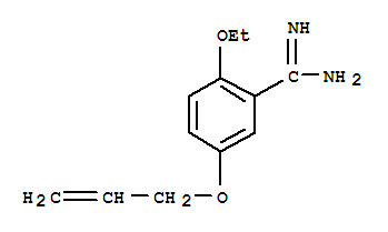 Benzenecarboximidamide, 2-ethoxy-5-(2-propenyloxy)-(9ci) Structure,765261-98-1Structure