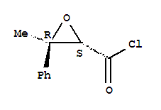 Oxiranecarbonyl chloride, 3-methyl-3-phenyl-, trans-(9ci) Structure,76527-42-9Structure