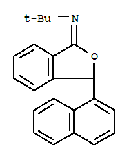 2-甲基-n-[3-(1-萘)-1(3h)-异苯并呋喃]-2-丙胺结构式_765306-76-1结构式