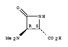 (9ci)-3-(二甲基氨基)-4-氧代-,(2s-反式)-2-氮杂丁烷羧酸结构式_765861-74-3结构式