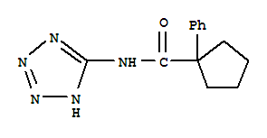 Cyclopentanecarboxamide, 1-phenyl-n-1h-tetrazol-5-yl-(9ci)Structure,765932-36-3Structure Cyclopentanecarboxamide, 1-phenyl-n-1h-tetrazol-5-yl-(9ci) Structure,765932-36-3Structure