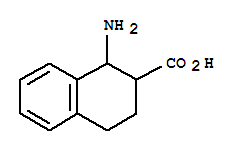 (9ci)-1-氨基-1,2,3,4-四氢-2-萘羧酸结构式_766448-74-2结构式