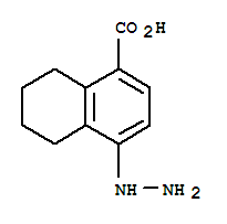 (9ci)-4-肼基-5,6,7,8-四氢-1-萘羧酸结构式_766487-95-0结构式