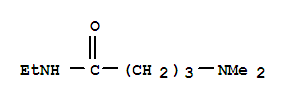 Butanamide, 4-(dimethylamino)-n-ethyl-(9ci)Structure,766498-90-2Structure Butanamide, 4-(dimethylamino)-n-ethyl-(9ci) Structure,766498-90-2Structure