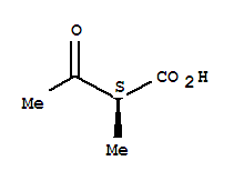 (2s)-(9ci)-2-甲基-3-氧代-丁酸结构式_76652-88-5结构式