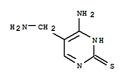 (5ci)-4-氨基-5-(氨基甲基)-2-嘧啶硫醇结构式_766545-82-8结构式