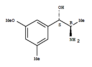 Benzenemethanol, alpha-(1-aminoethyl)-3-methoxy-5-methyl-, (r*,s*)-(9ci) Structure,767224-44-2Structure