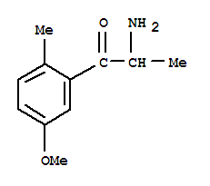 (9ci)-2-氨基-1-(5-甲氧基-2-甲基苯基)-1-丙酮结构式_767224-59-9结构式