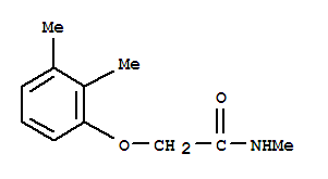 (9ci)-2-(2,3-二甲基苯氧基)-n-甲基-乙酰胺结构式_767322-46-3结构式