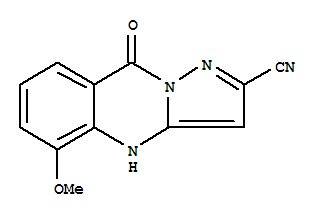 Pyrazolo[5,1-b]quinazoline-2-carbonitrile, 4,9-dihydro-5-methoxy-9-oxo- Structure,76745-70-5Structure