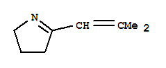 (9ci)-3,4-二氢-5-(2-甲基-1-丙烯基)-2H-吡咯结构式_76778-98-8结构式