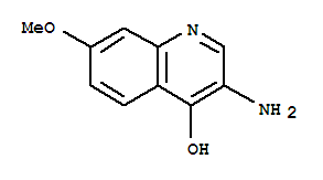 (9ci)-3-氨基-7-甲氧基-4-羟基喹啉结构式_768347-24-6结构式