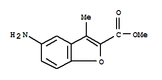 (9ci)-5-氨基-3-甲基-2-苯并呋喃羧酸甲酯结构式_768352-18-7结构式