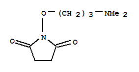 (9ci)-1-[3-(二甲基氨基)丙氧基]-2,5-吡咯烷二酮结构式_768385-36-0结构式