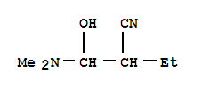 Butanenitrile, 2-[(dimethylamino)hydroxymethyl]-(9ci) Structure,769095-05-8Structure