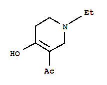 Ethanone, 1-(1-ethyl-1,2,5,6-tetrahydro-4-hydroxy-3-pyridinyl)-(9ci) Structure,769098-74-0Structure