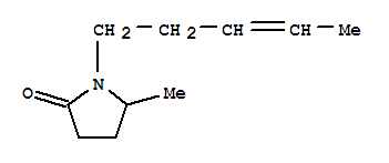 (9ci)-5-甲基-1-(3-戊烯基)-2-吡咯烷酮结构式_769161-65-1结构式