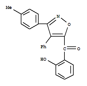 Methanone, (2-hydroxyphenyl)[3-(4-methylphenyl)-4-phenyl-5-isoxazolyl]- Structure,769170-44-7Structure